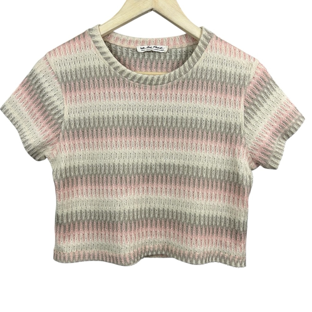 We The Free Knit Crop Shirt Size Small
